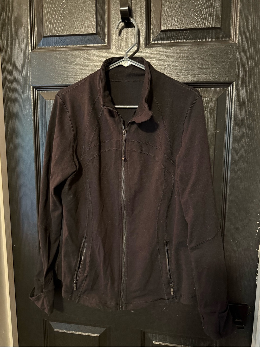 Women’s Black Lightweight Zip Jacket - Athletic or Every Day- Lululemon